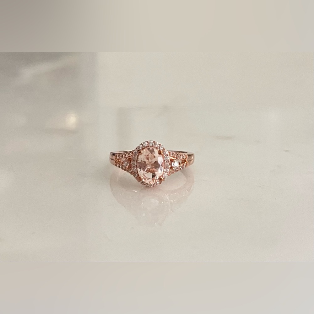 Rose Gold Morganite Ring